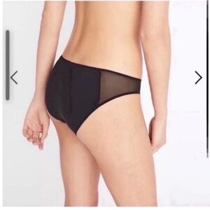 NWT MADEWELL BLACK MESH TRIMMED BIKINI